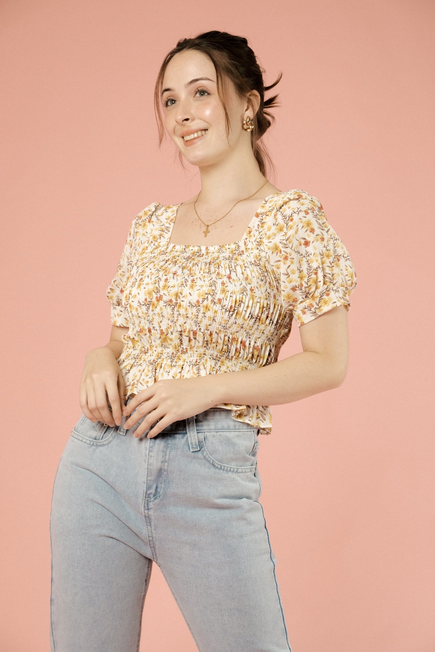 FREYA TOP IN YELLOW
