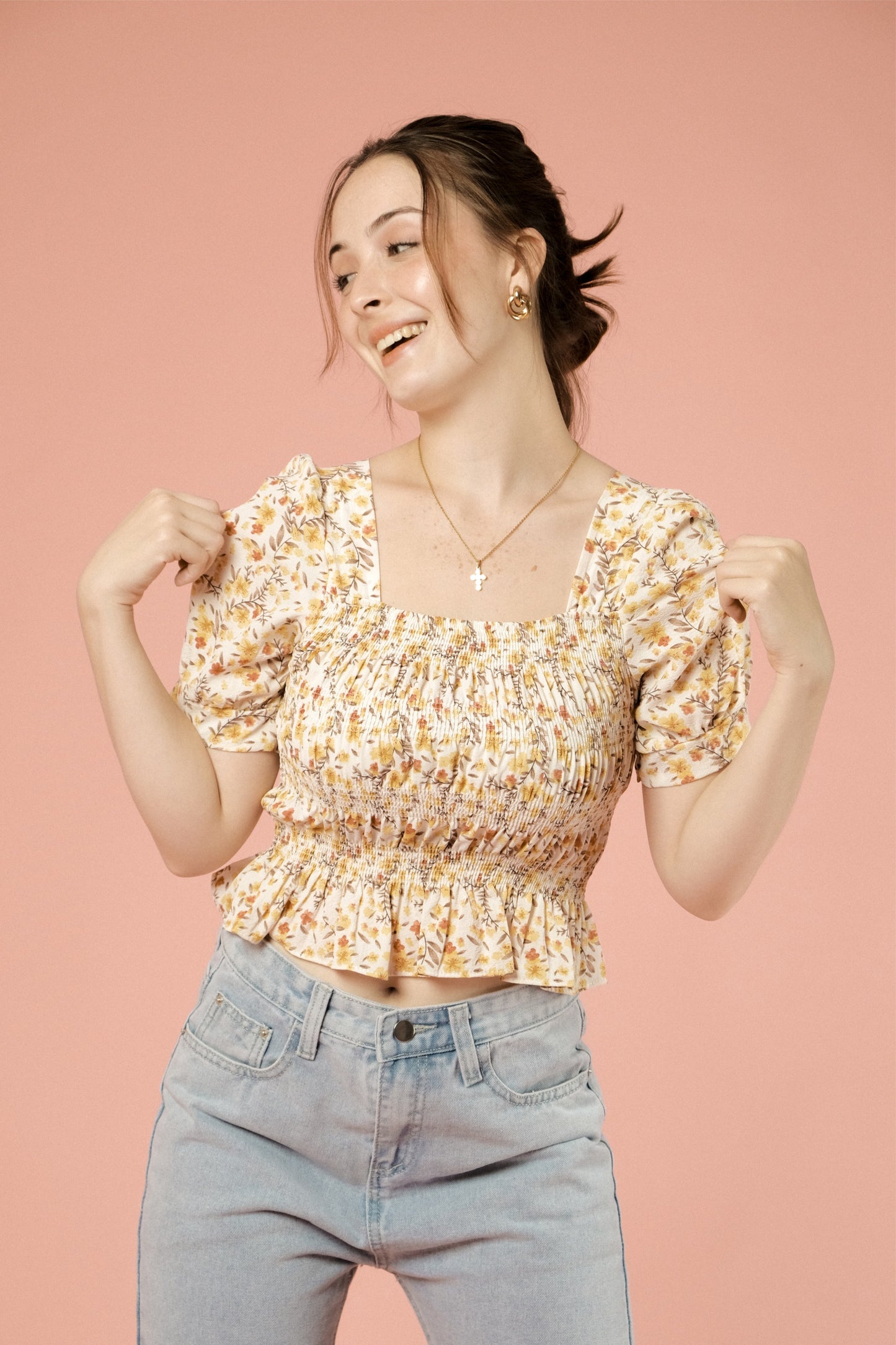 FREYA TOP IN YELLOW
