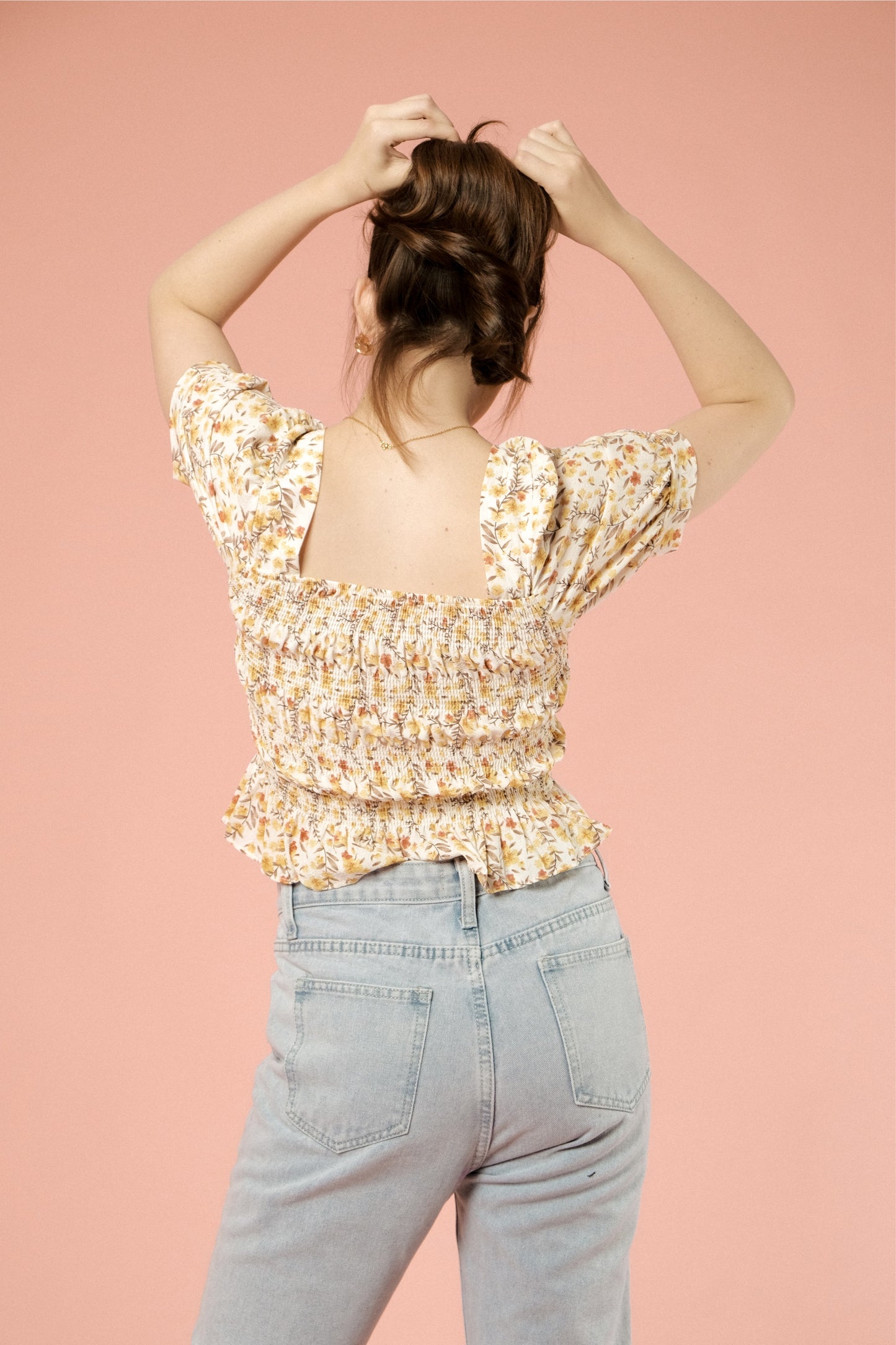 FREYA TOP IN YELLOW