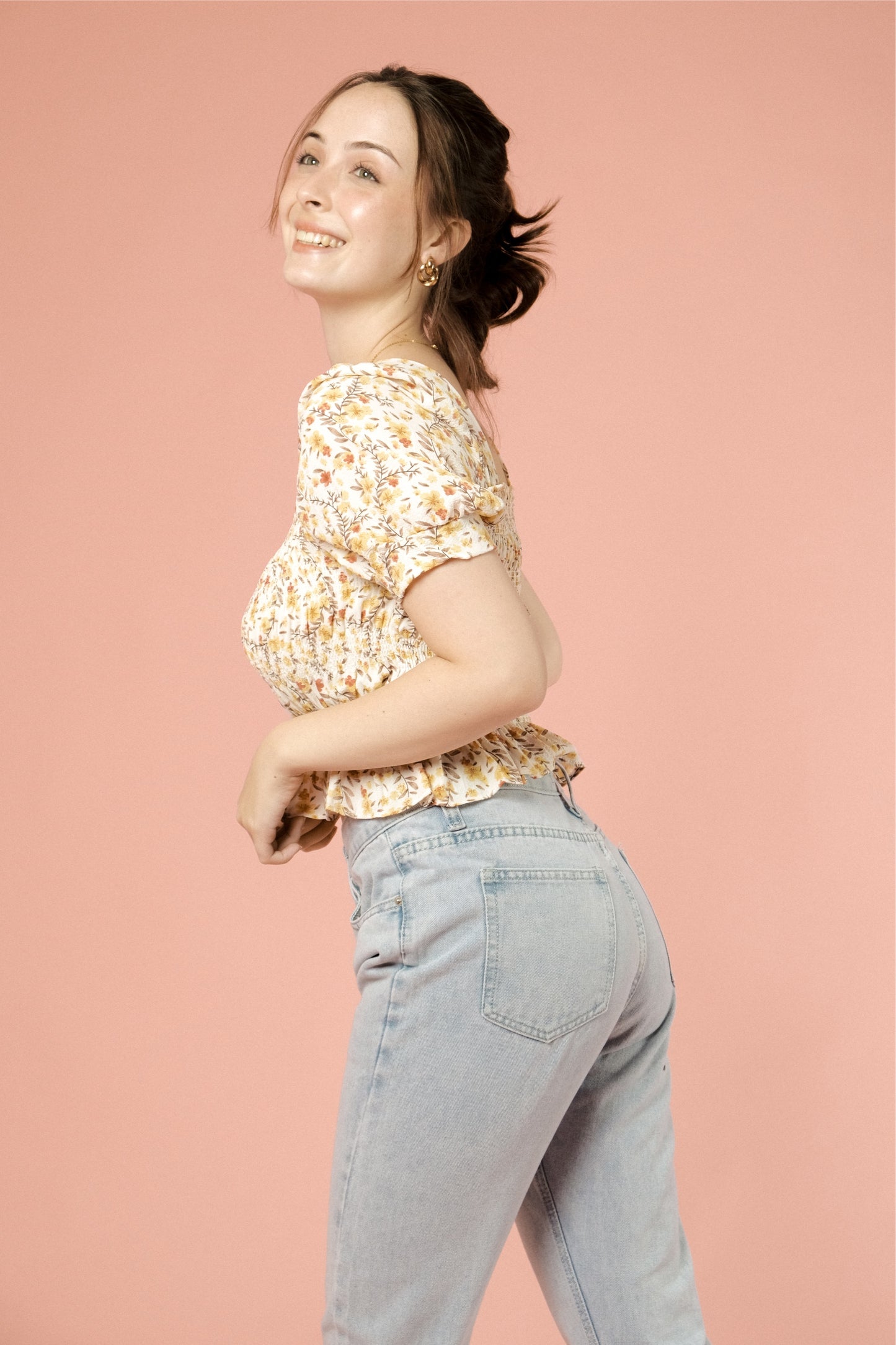 FREYA TOP IN YELLOW