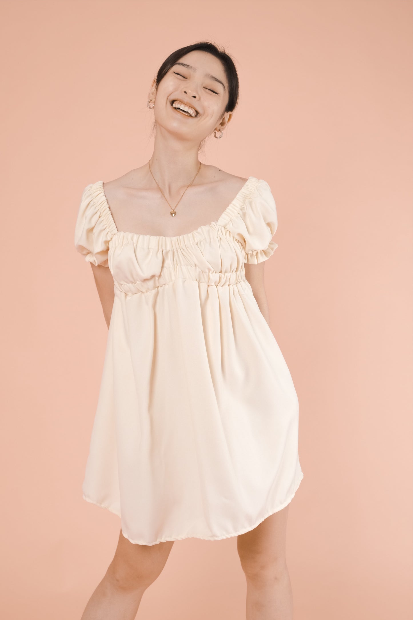 MAXINE DRESS IN CREAM