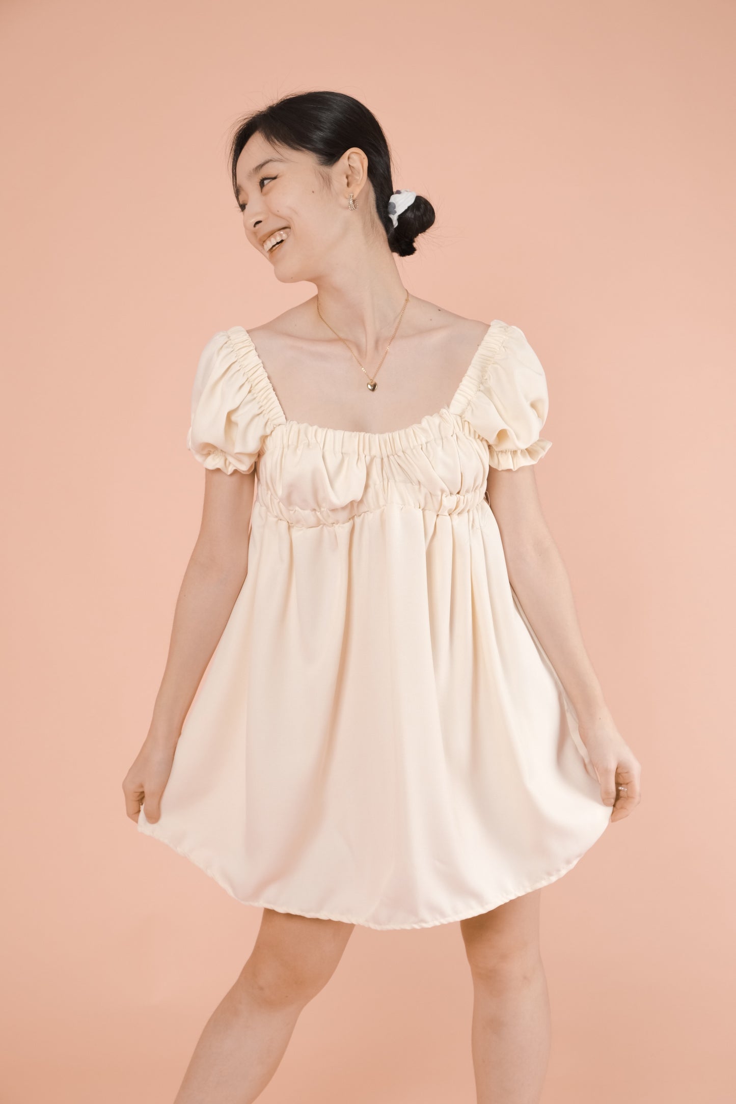MAXINE DRESS IN CREAM