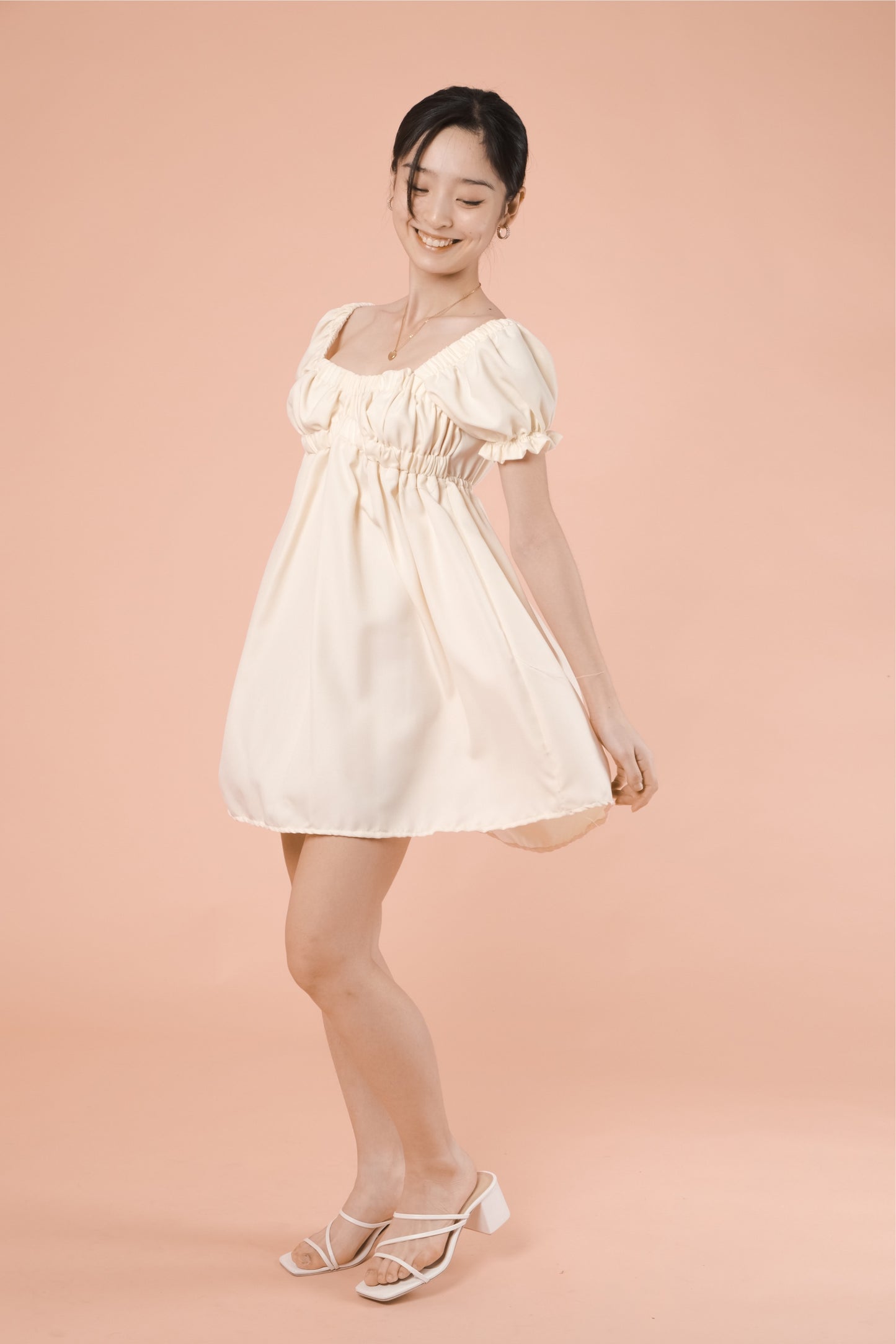 MAXINE DRESS IN CREAM