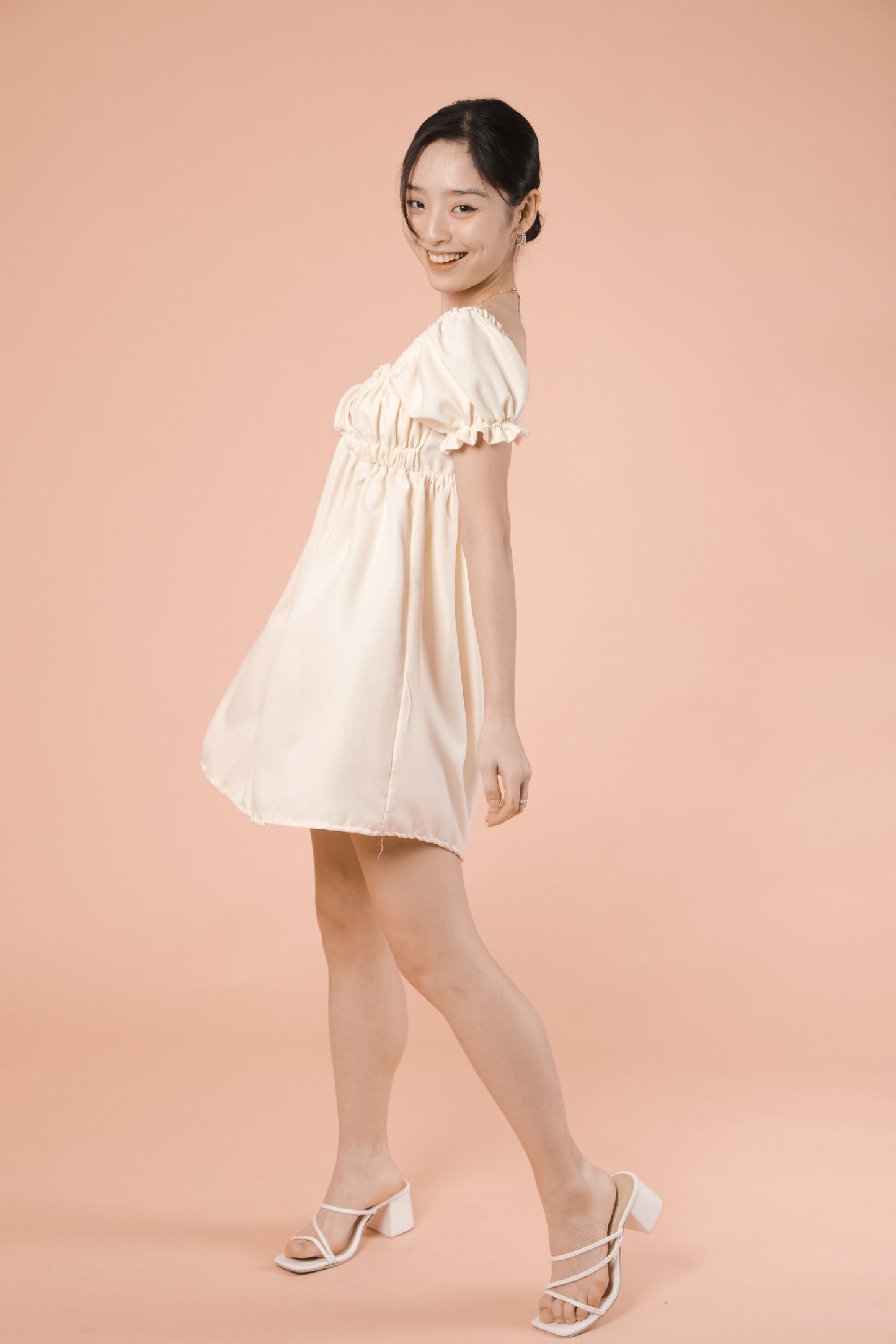 MAXINE DRESS IN CREAM