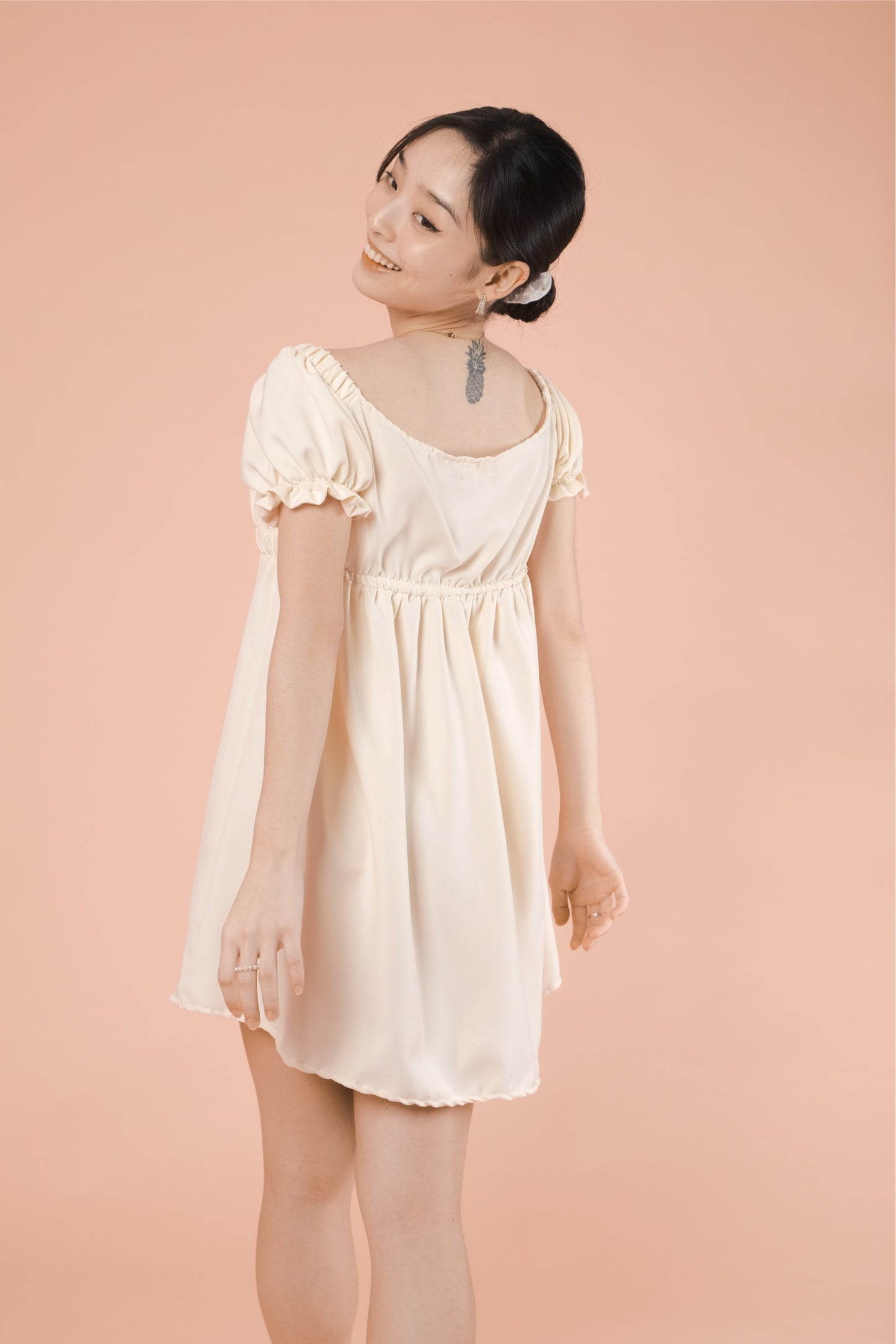 MAXINE DRESS IN CREAM