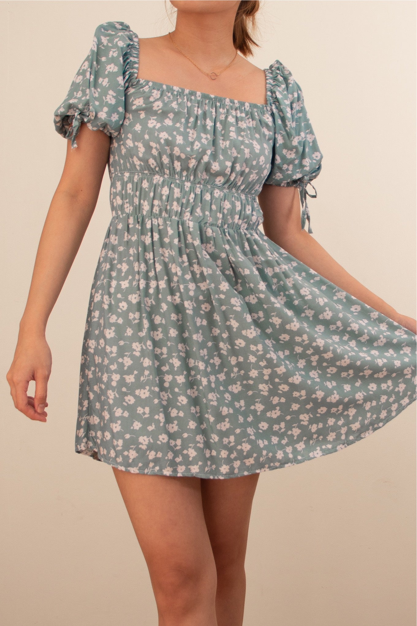 CLAIRE DRESS IN TEAL