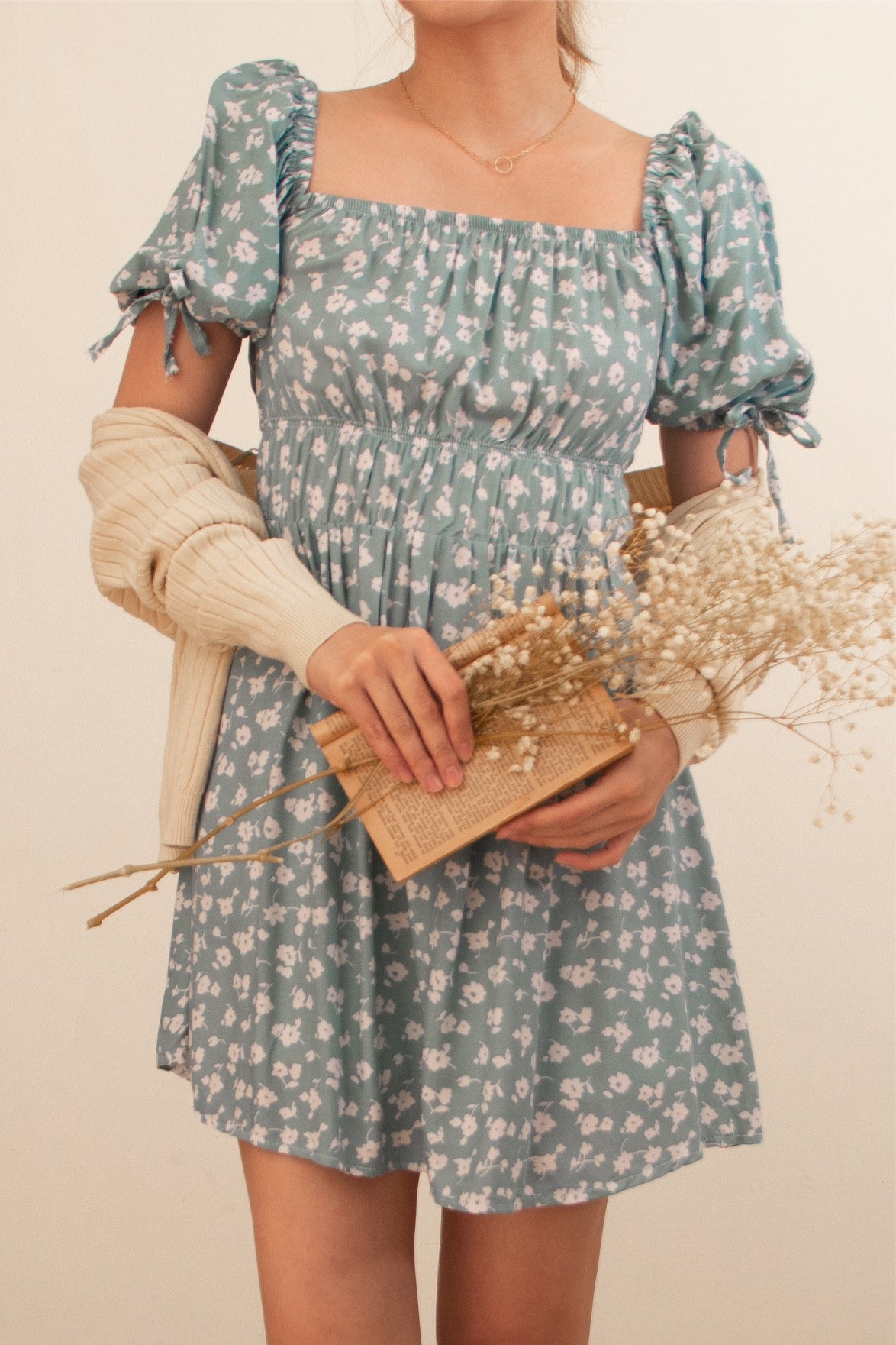 CLAIRE DRESS IN TEAL