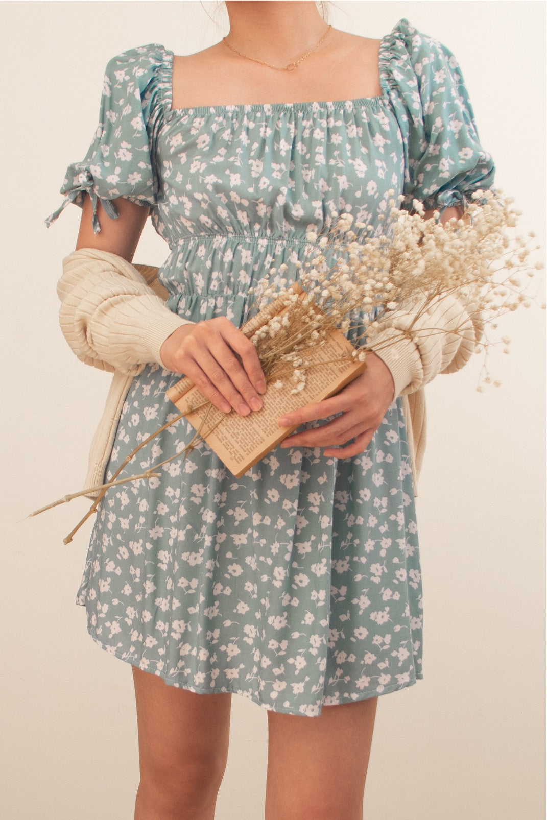 CLAIRE DRESS IN TEAL