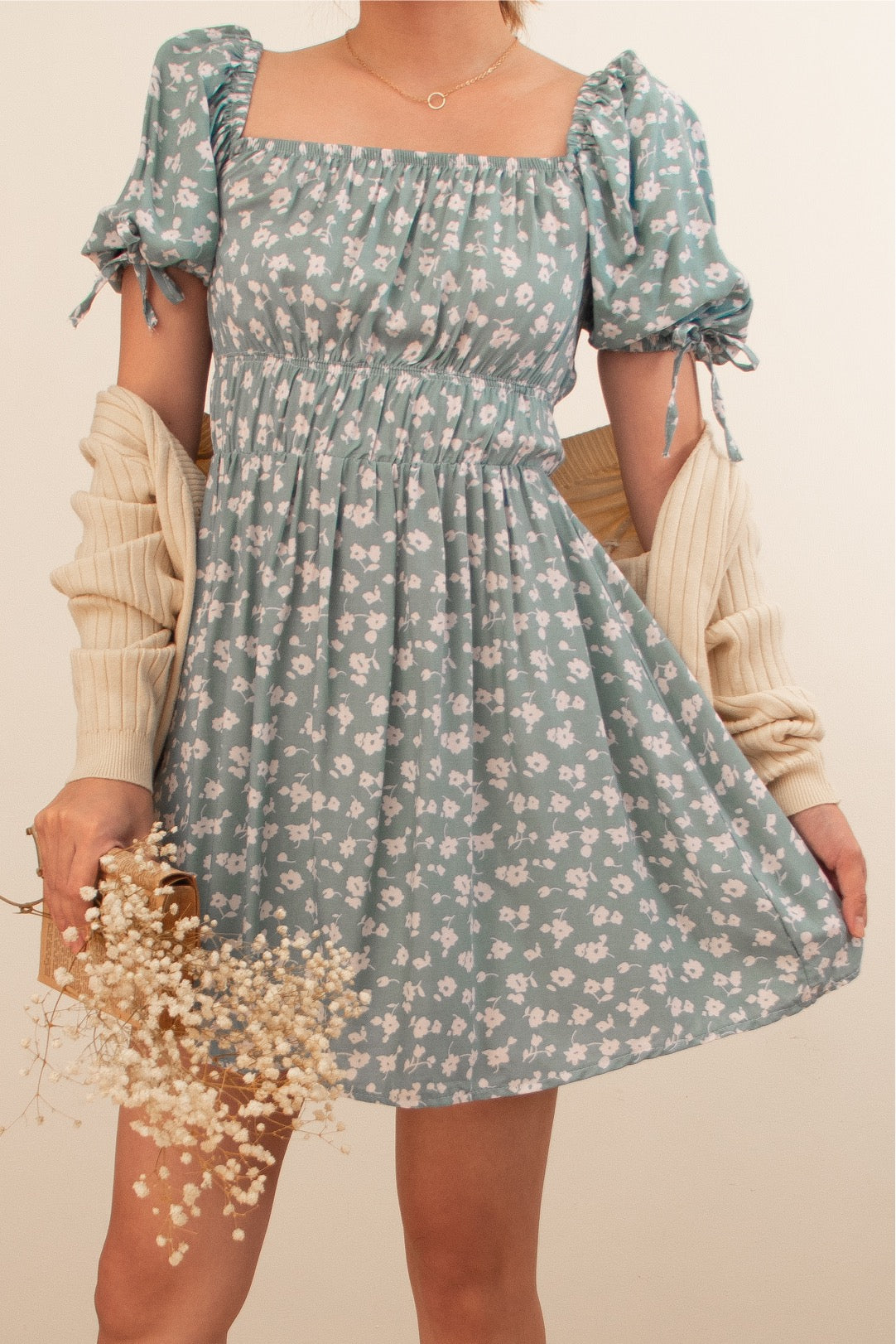 CLAIRE DRESS IN TEAL
