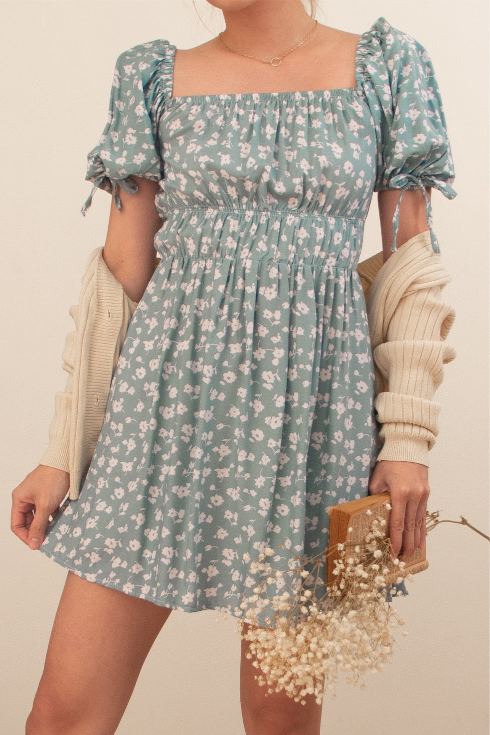 CLAIRE DRESS IN TEAL