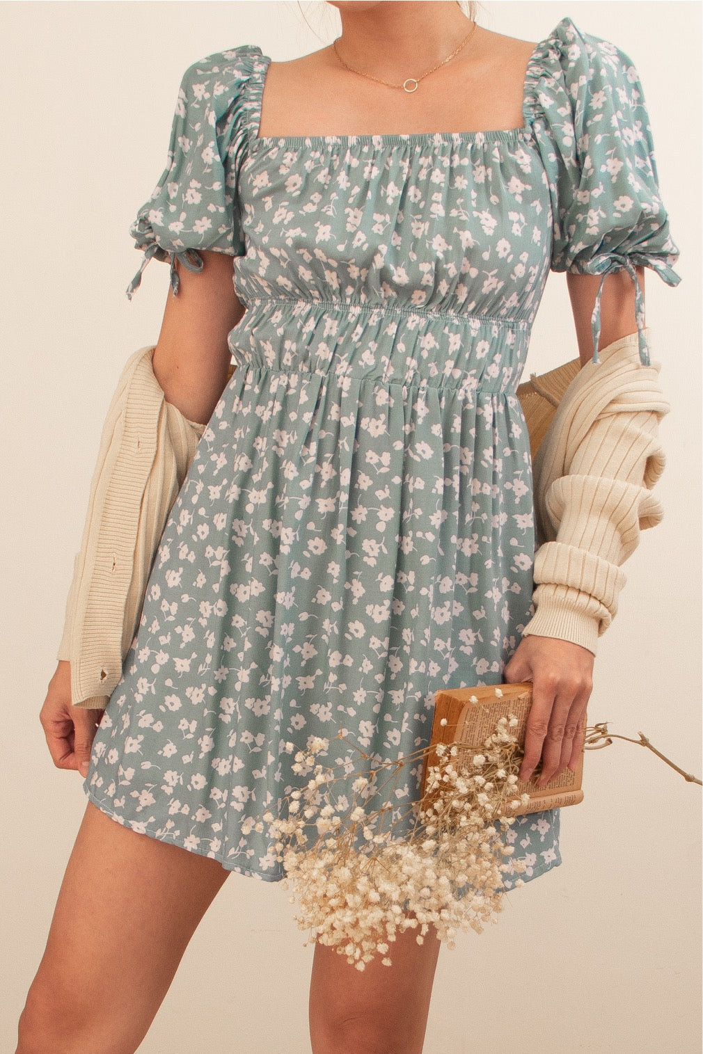 CLAIRE DRESS IN TEAL