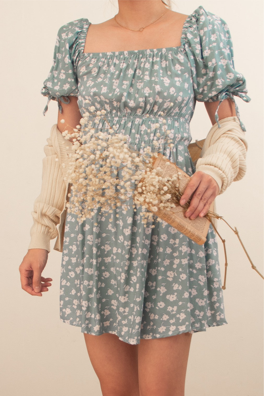 CLAIRE DRESS IN TEAL