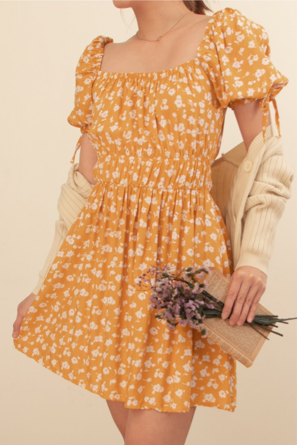 CLAIRE DRESS IN YELLOW