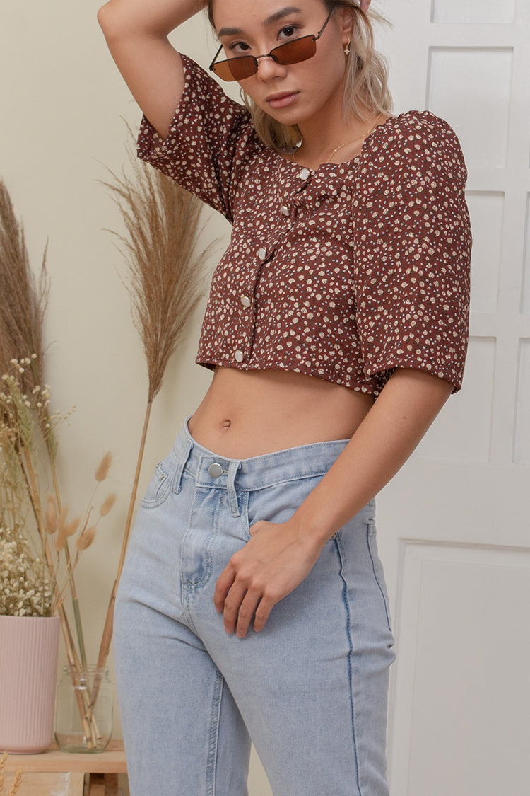 QUINN TOP IN AMBER