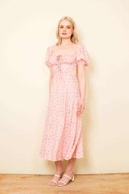 IKA DRESS IN BLUSH PINK