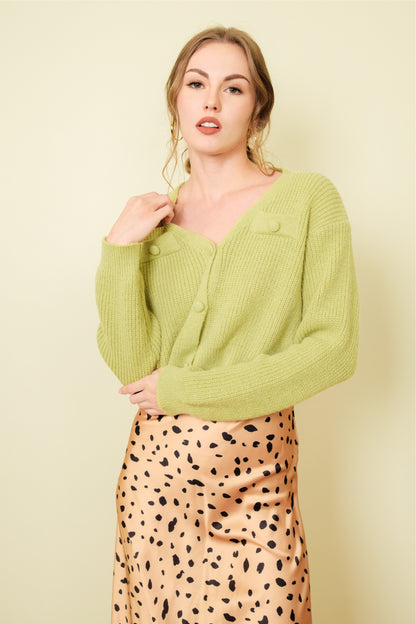 ZENAB TOP IN MATCHA