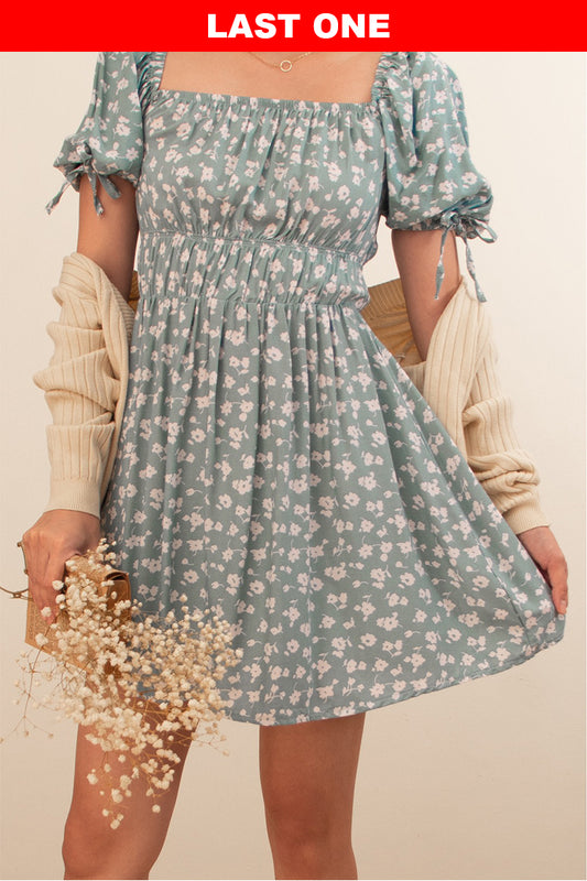 CLAIRE DRESS IN TEAL