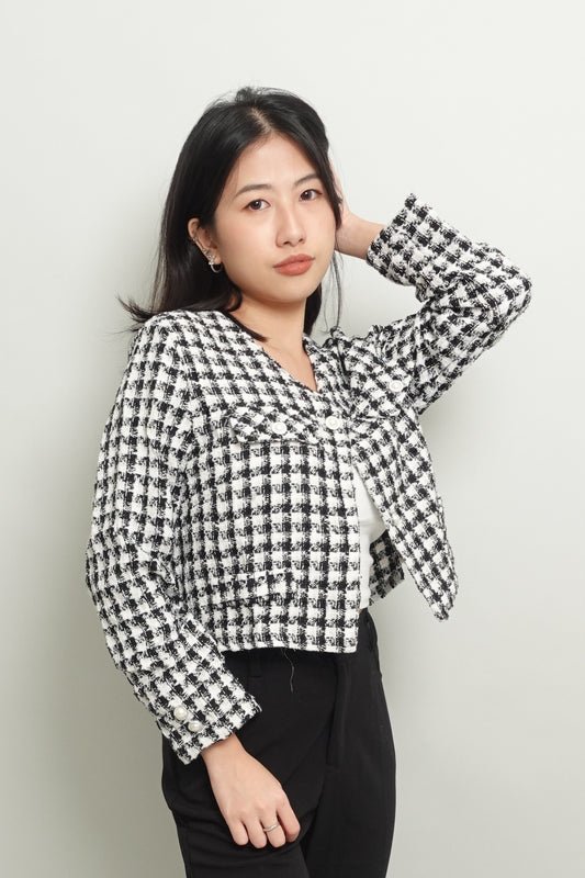 DANIELLE CHECKERED BLAZER