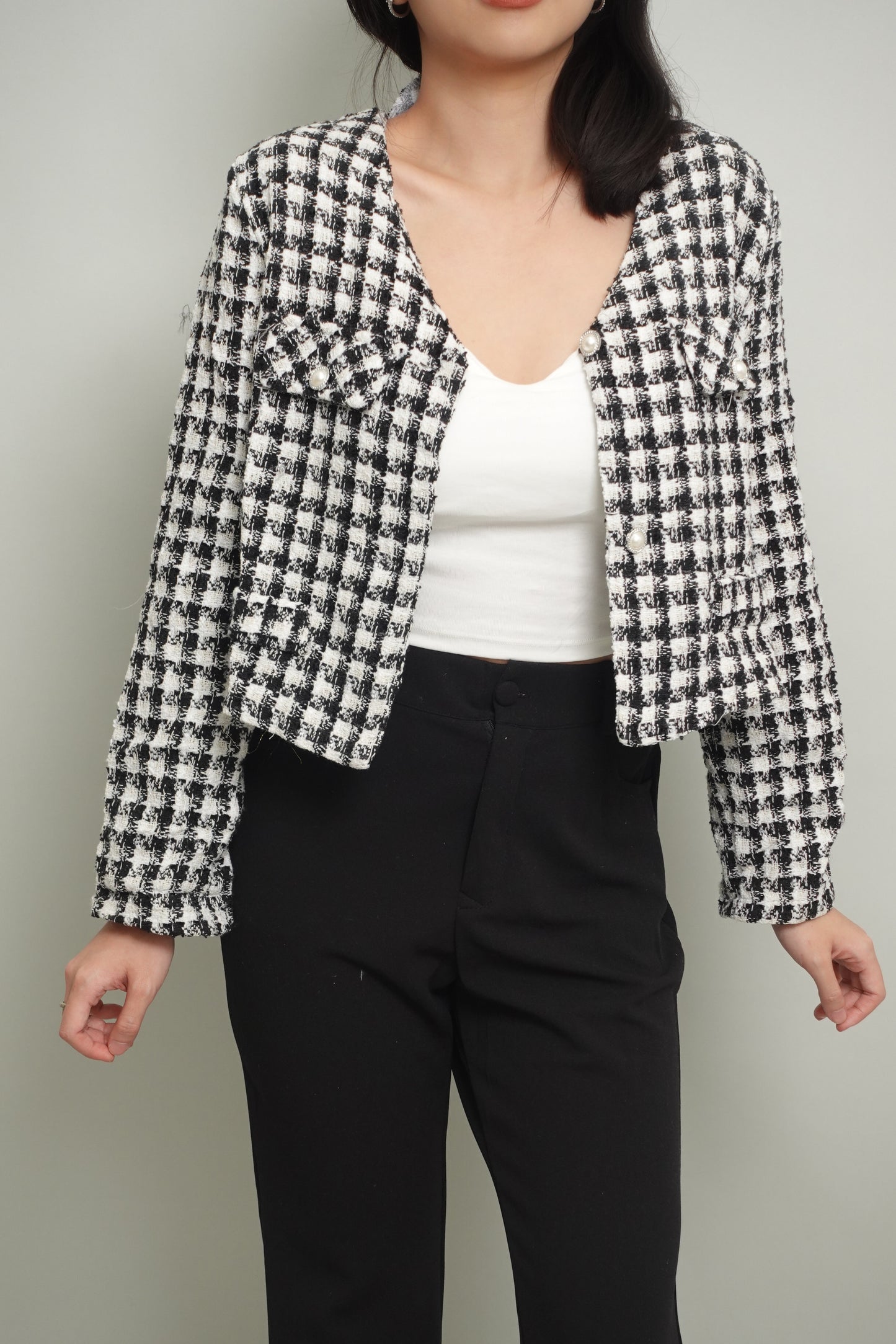 DANIELLE CHECKERED BLAZER