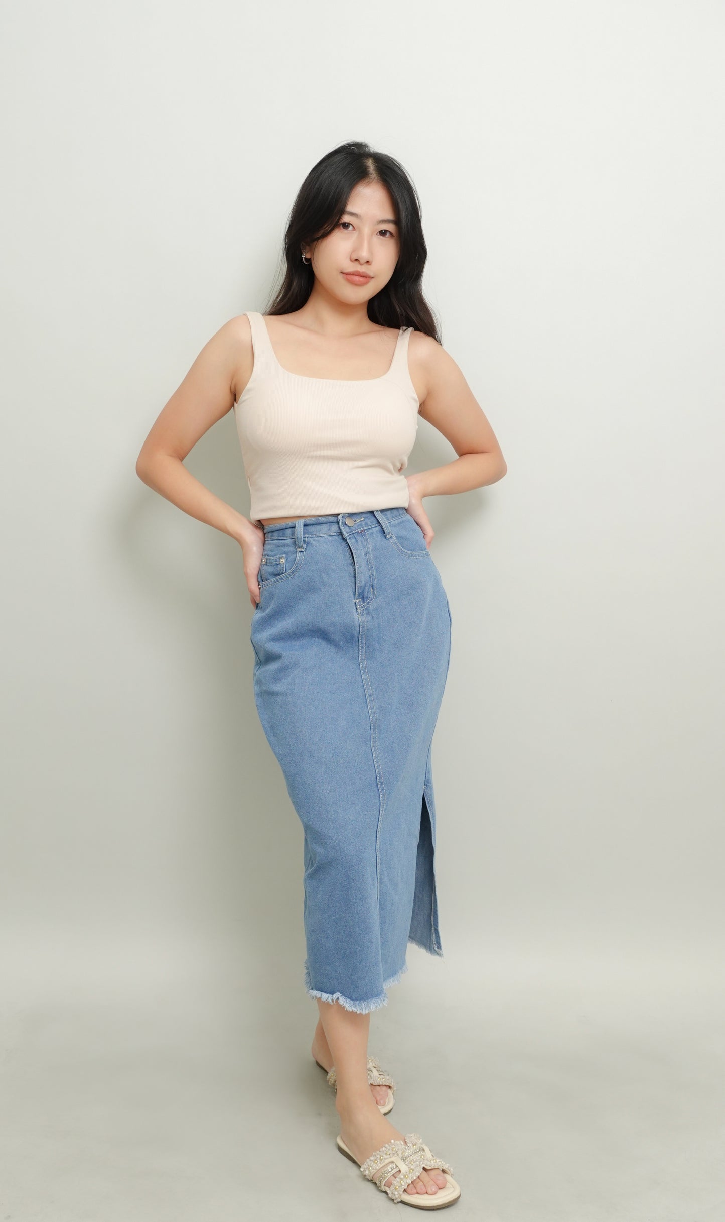 JESSICA DENIM SKIRT