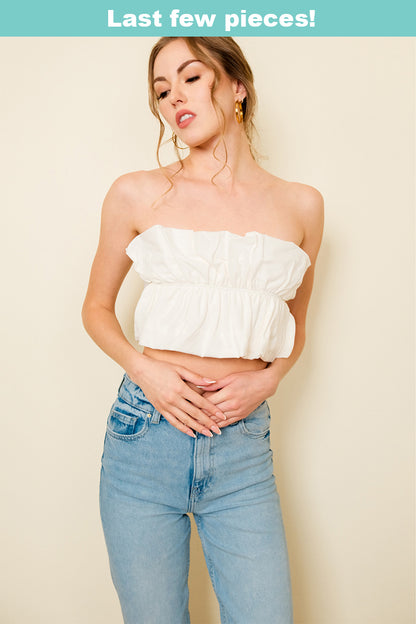 KENNY TOP IN WHITE