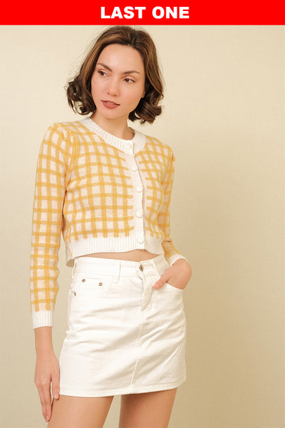 LENKA CARDIGAN IN YELLOW