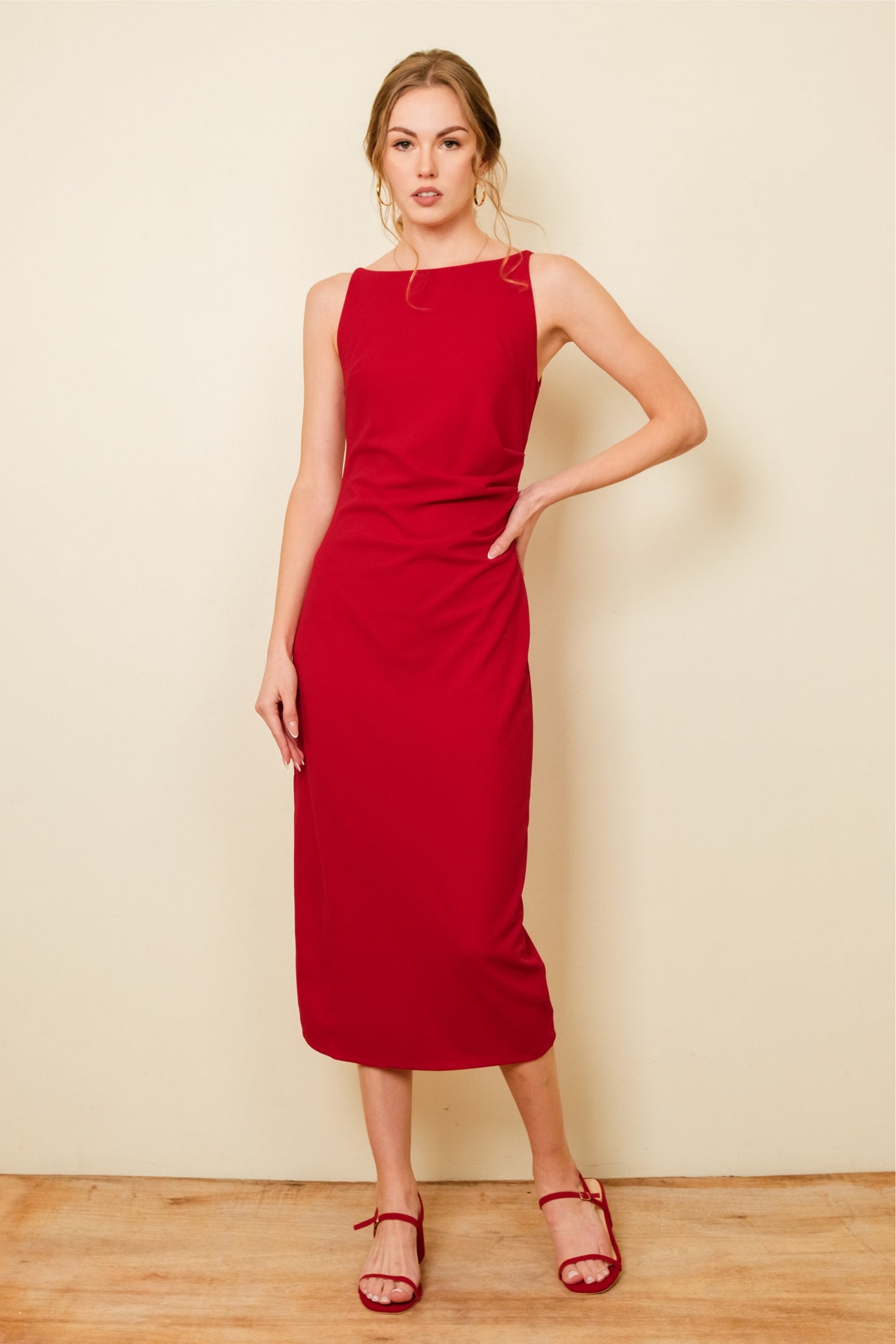 MALLORY DRESS IN RED