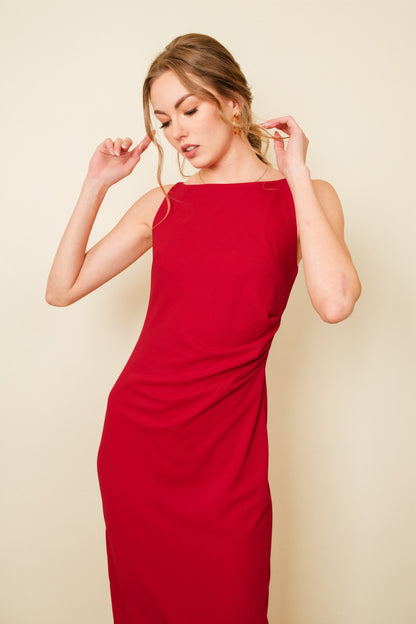 MALLORY DRESS IN RED