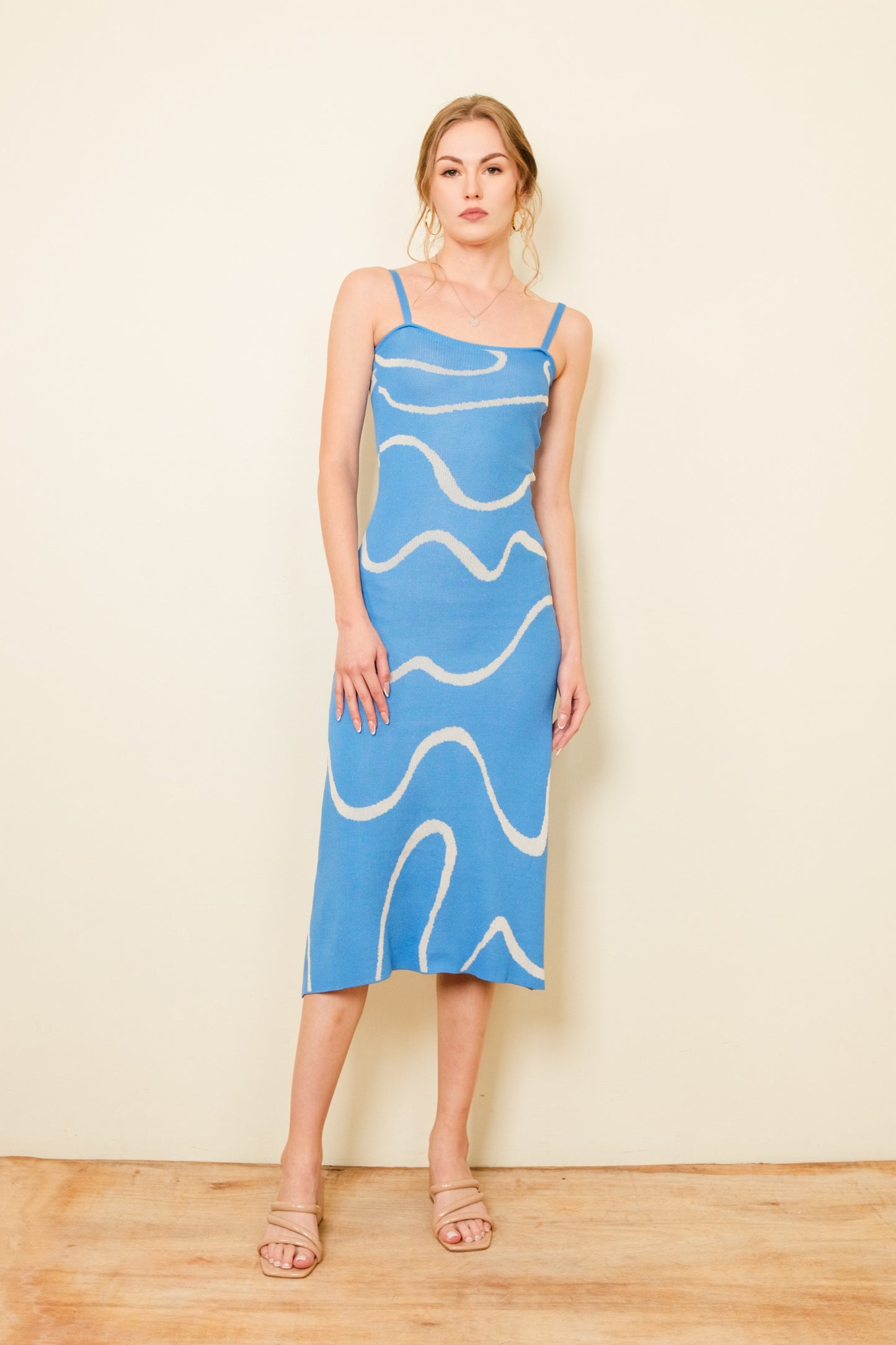 MENCHI DRESS IN ELECTRIC BLUE