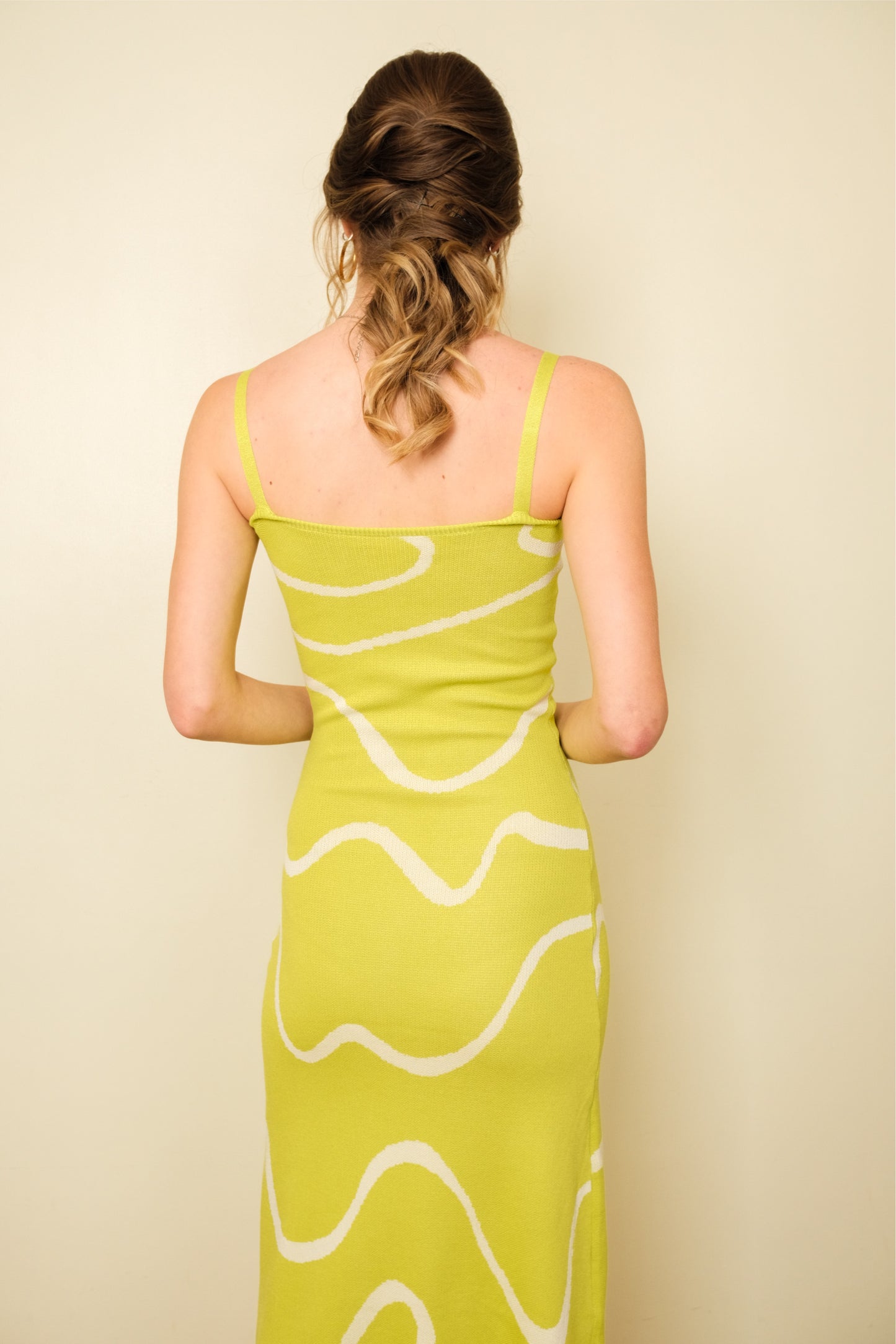 MENCHI DRESS IN LIME