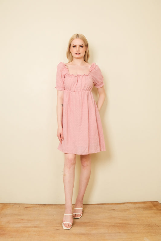 MONICA DRESS IN PINK