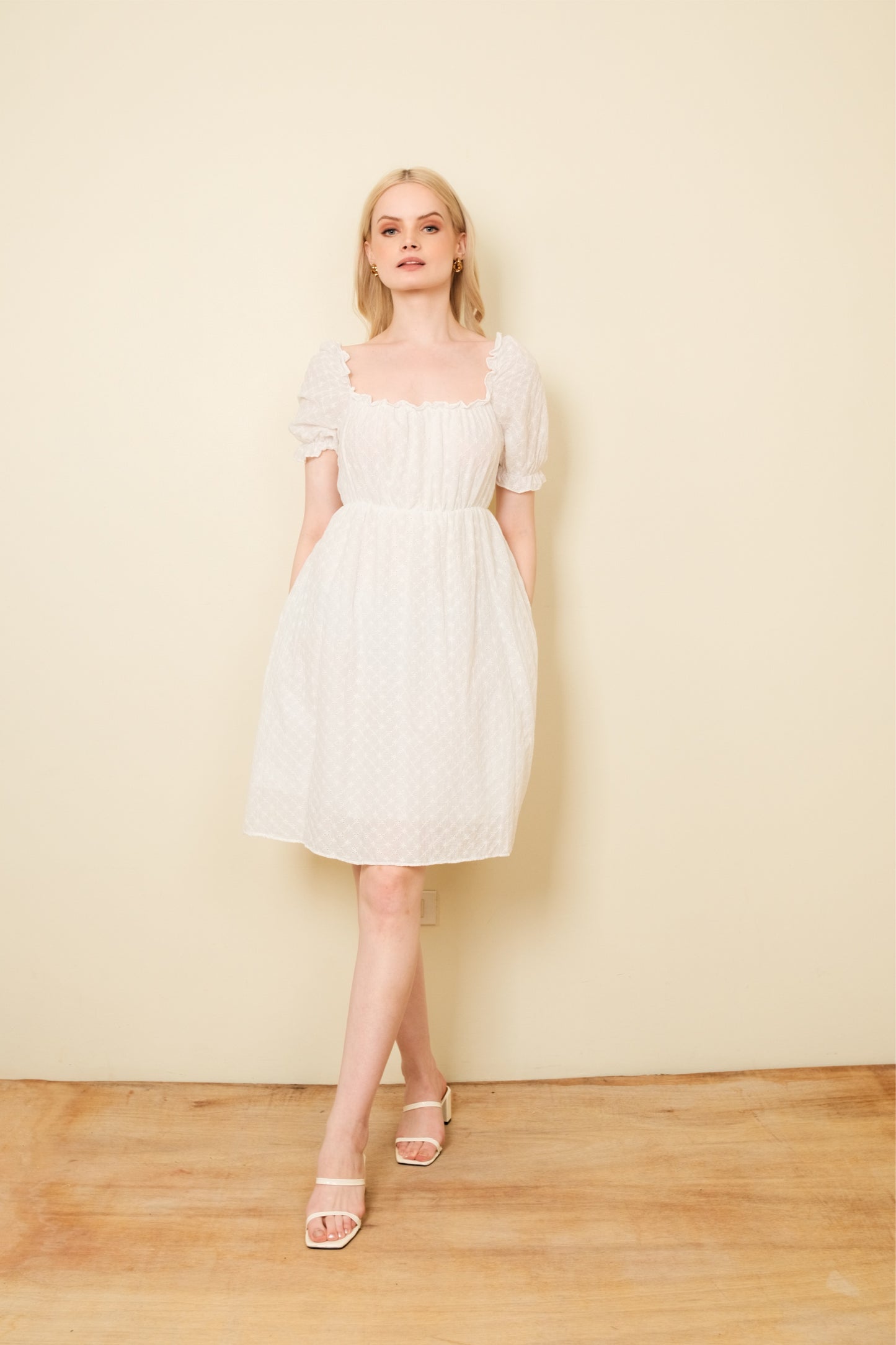 MONICA DRESS IN WHITE