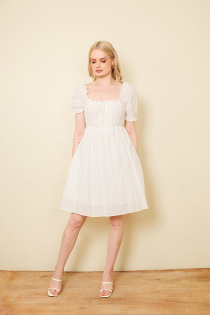 MONICA DRESS IN WHITE