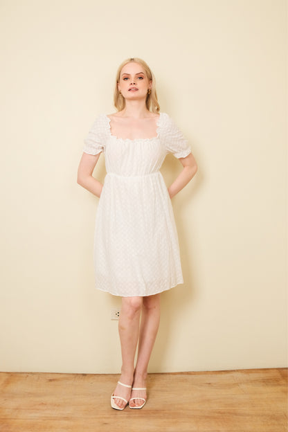 MONICA DRESS IN WHITE