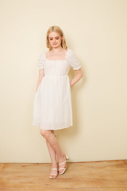 MONICA DRESS IN WHITE