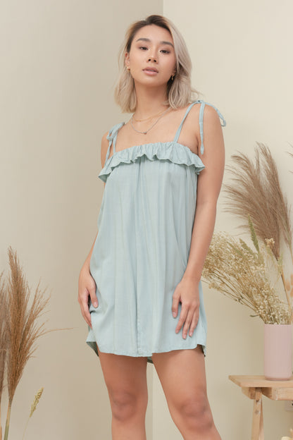 ARIELLA DRESS IN BABY BLUE