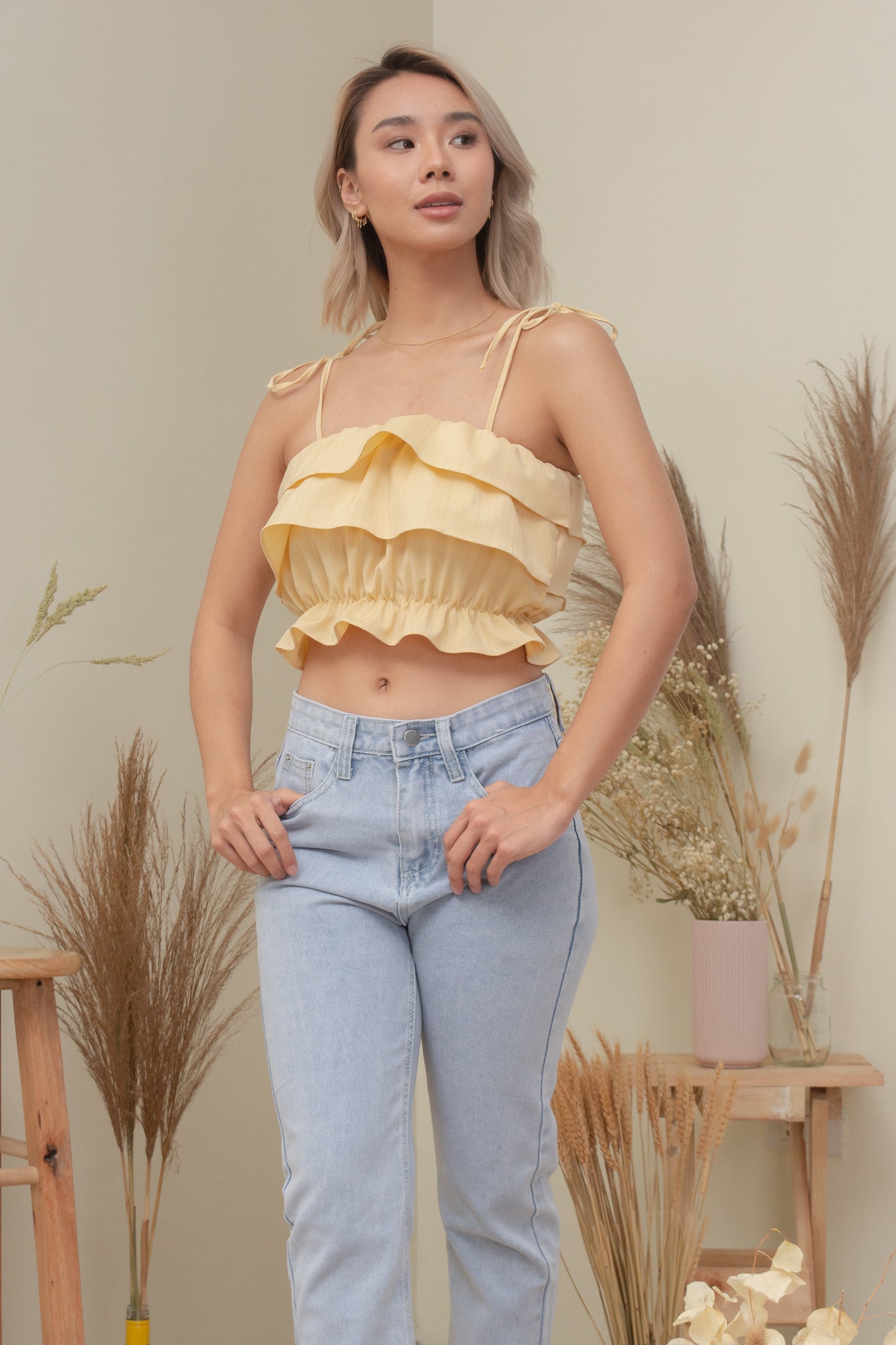 LUELLA TOP IN COOL YELLOW