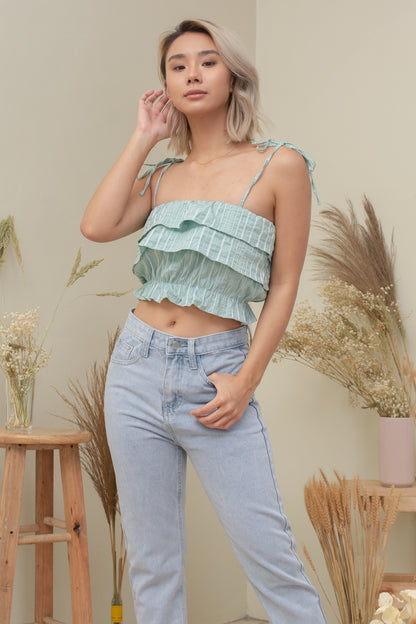 LUELLA TOP IN TEAL