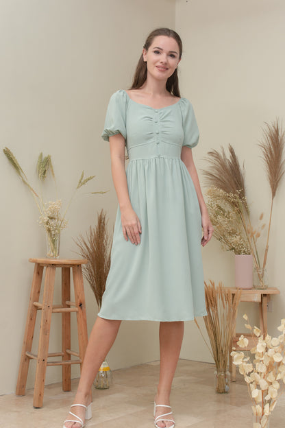 HAILEY DRESS IN TEAL