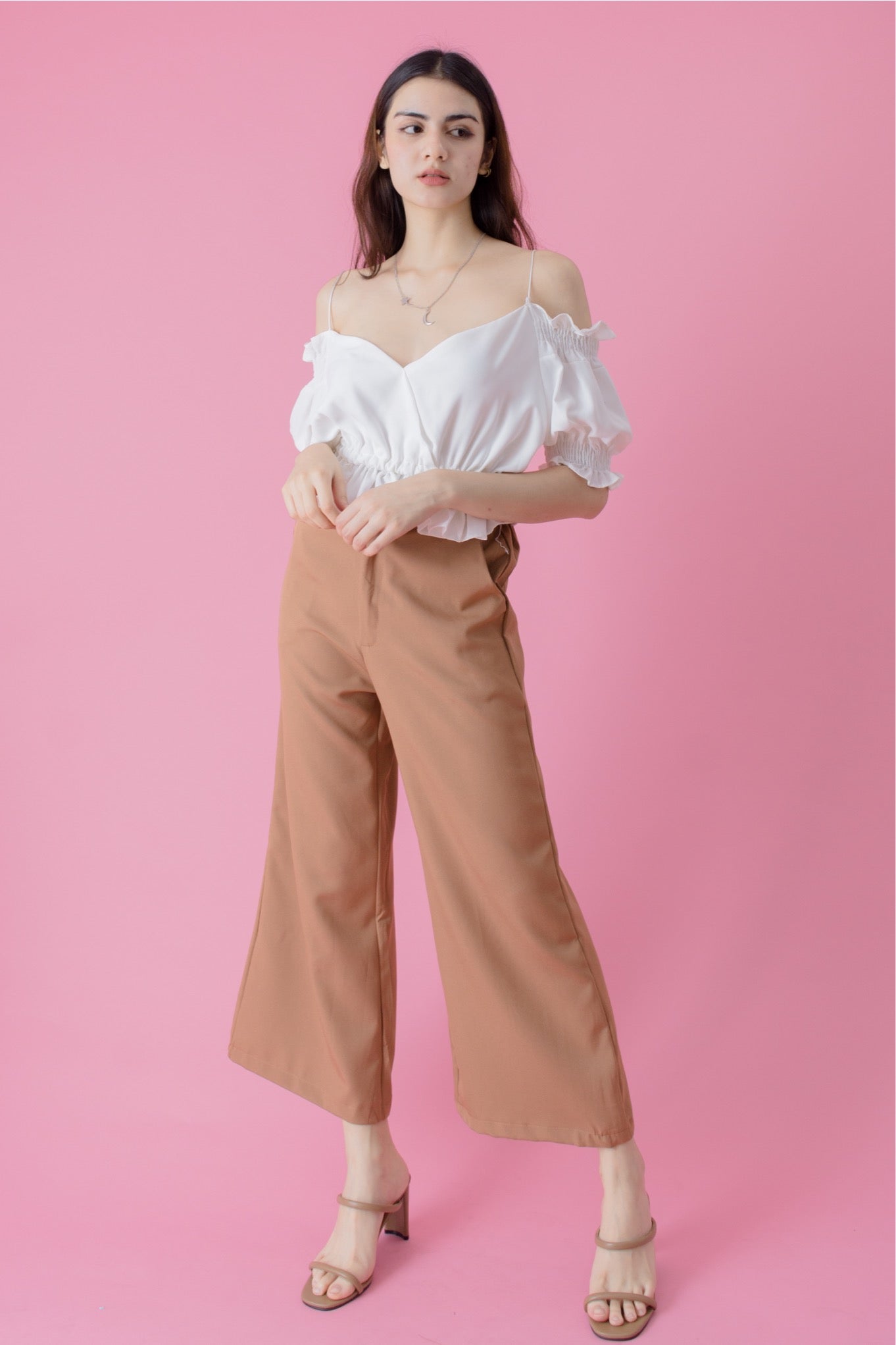 SUNNY PANTS IN TAWNY BROWN