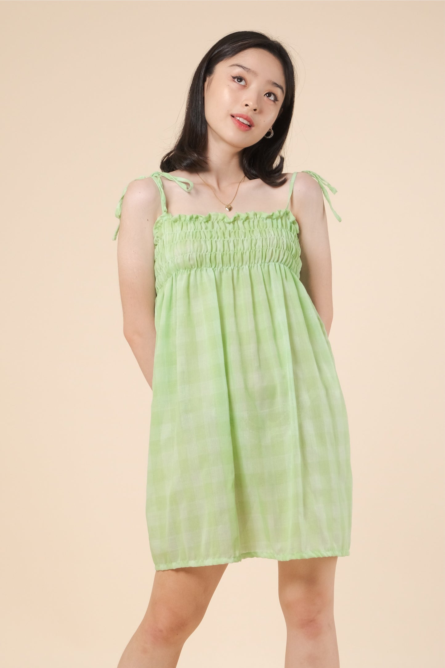 CAMILA DRESS IN APPLE GREEN