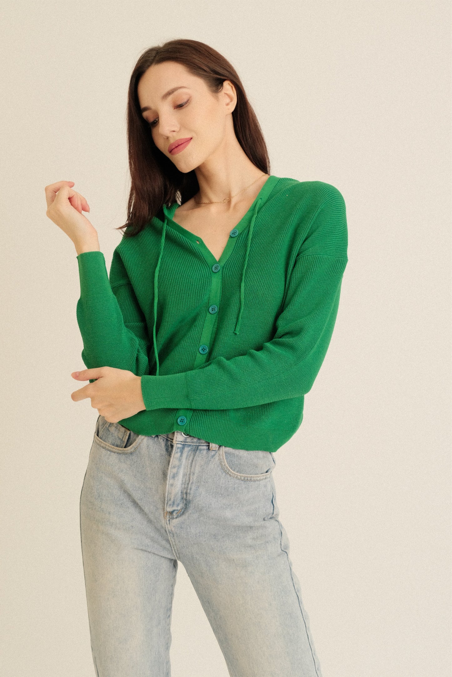 HANS SWEATER IN GREEN