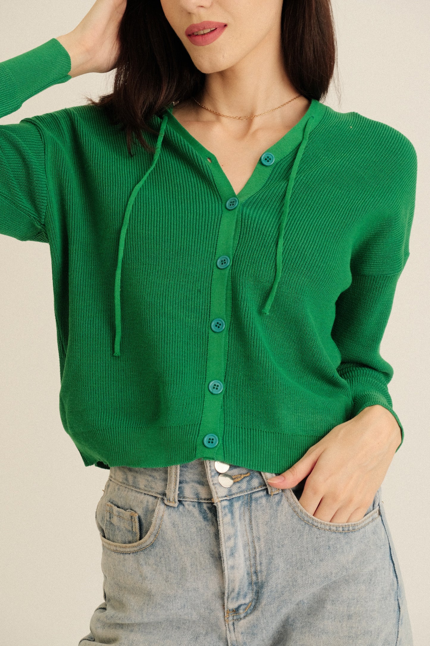 HANS SWEATER IN GREEN