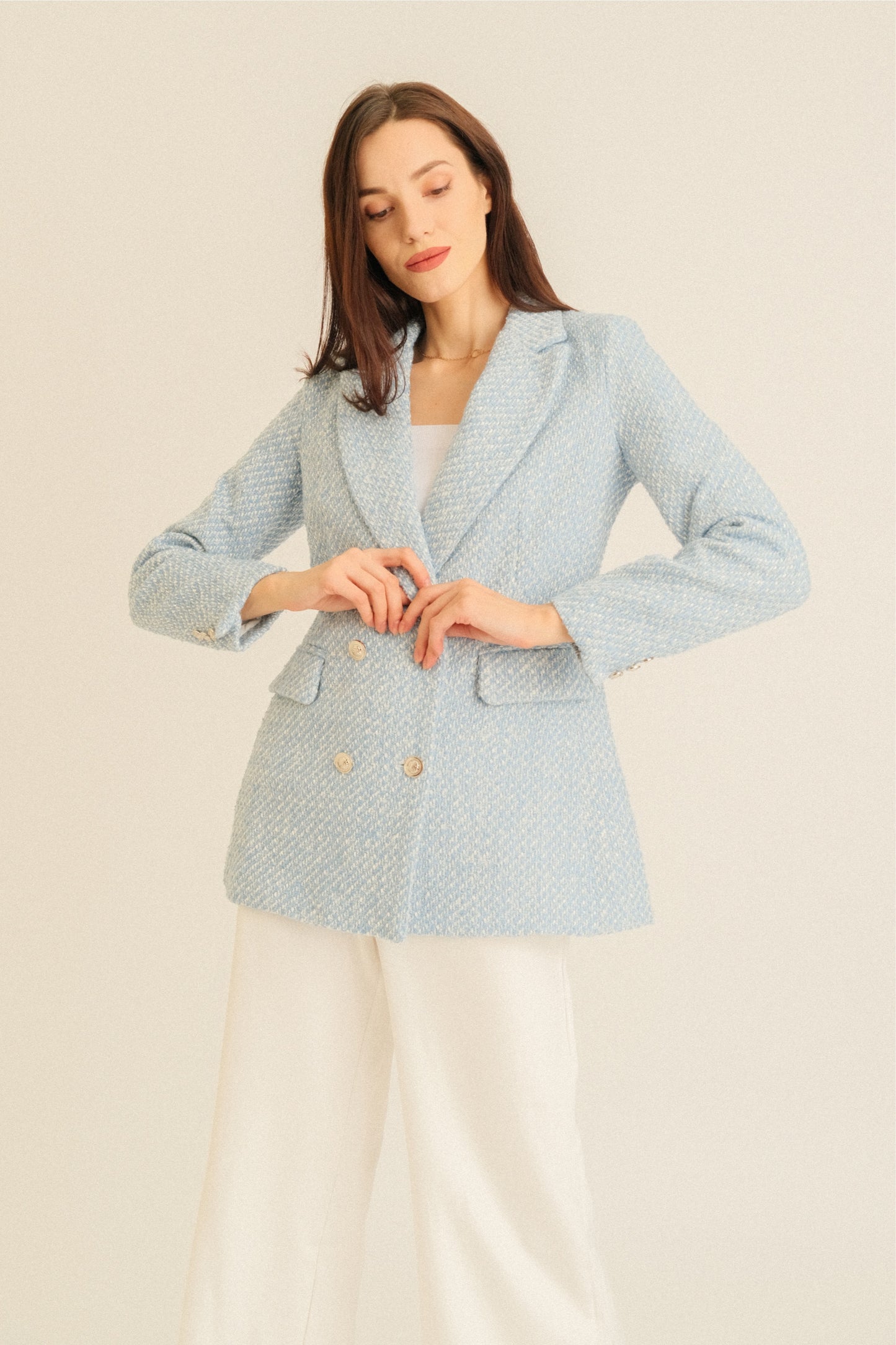 MELODY BLAZER IN BLUE