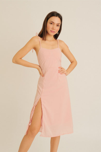 PRISCILLA DRESS IN BLUSH PINK