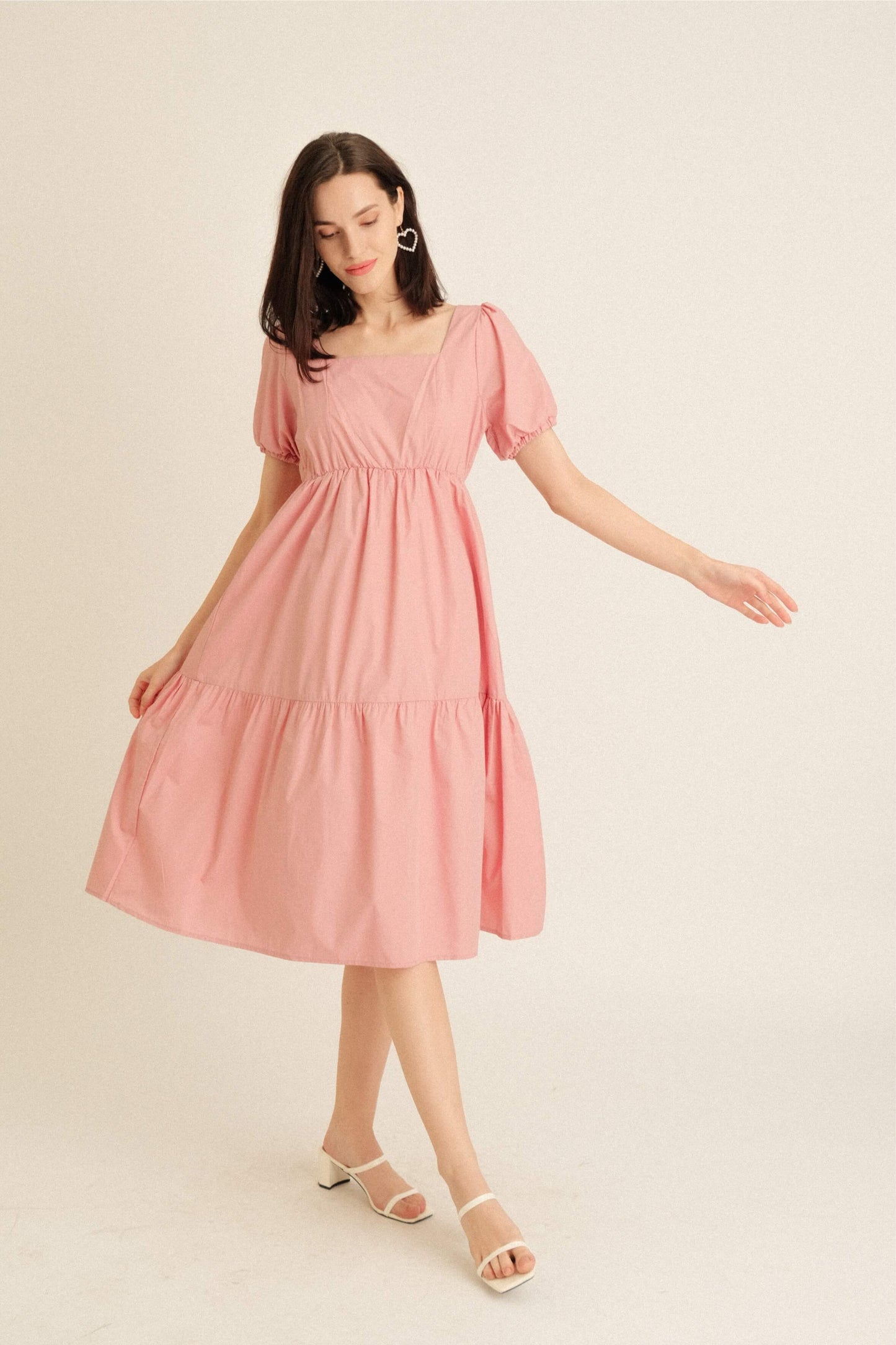 LUCILLE DRESS IN SOFT BERRY