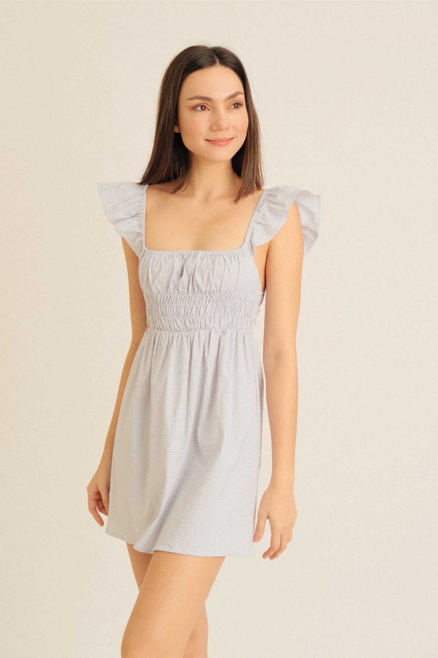 ESTRELLE DRESS IN CHECKERED