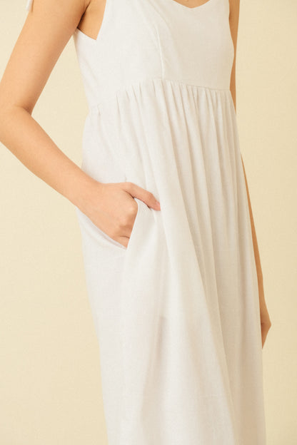 HEIDI MAXI DRESS IN WHITE