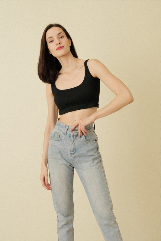 MERYLL TOP IN BLACK