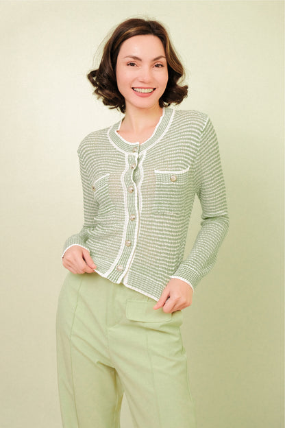 GUILA CARDIGAN IN GREEN